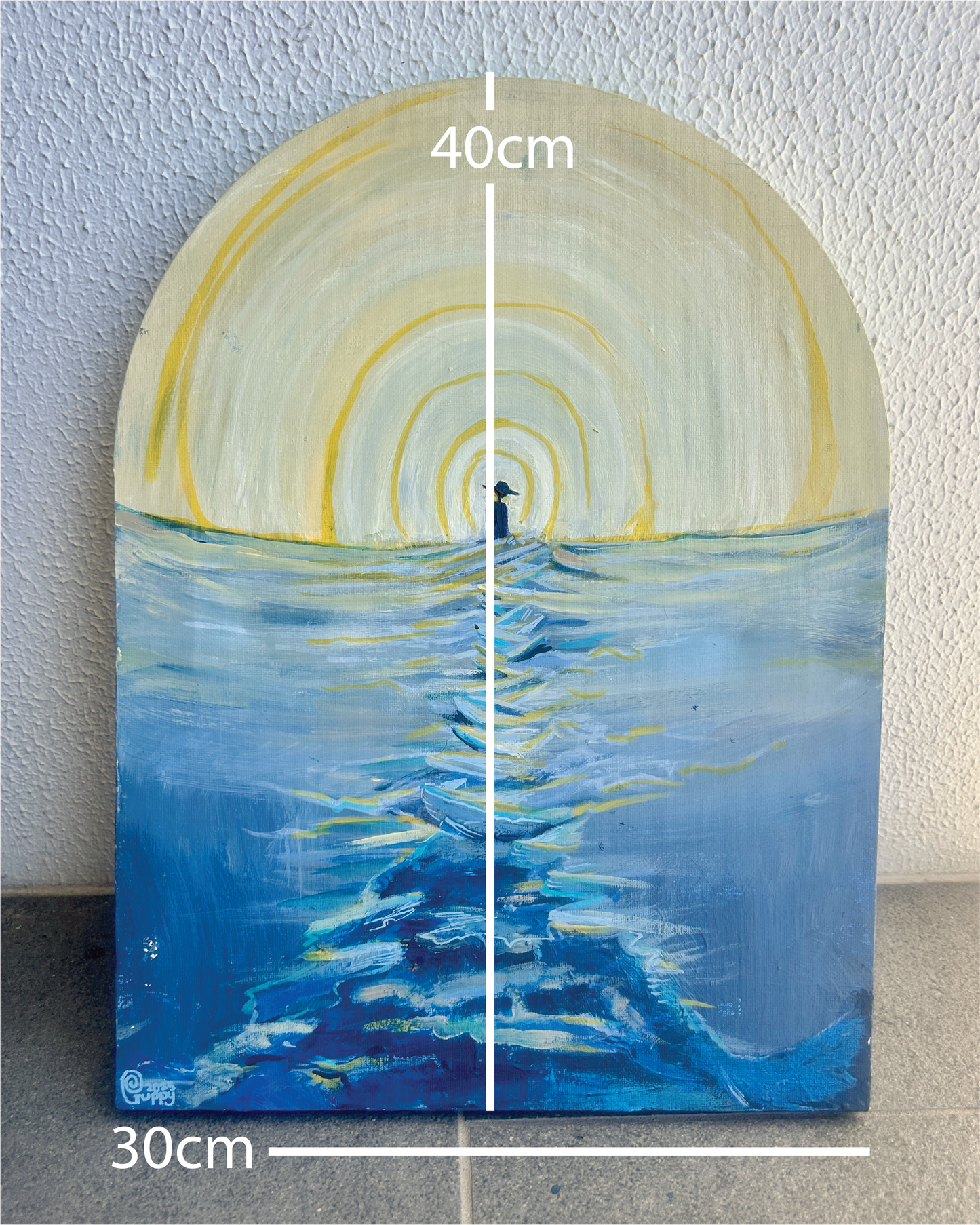 Icebreaker - Original acrylic painting