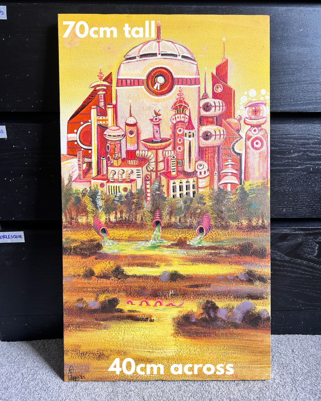 ‘Suburbia’ - Original acrylic painting on canvas