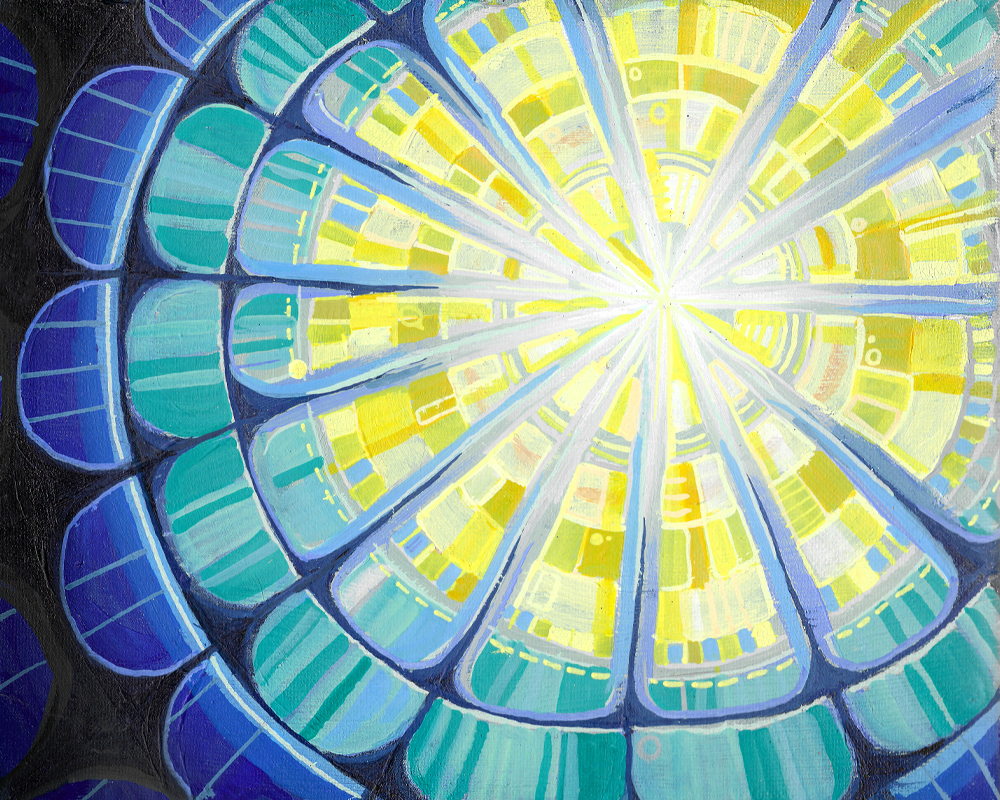 'Living Room Sun' - Premium Semi-Glossy Paper Poster