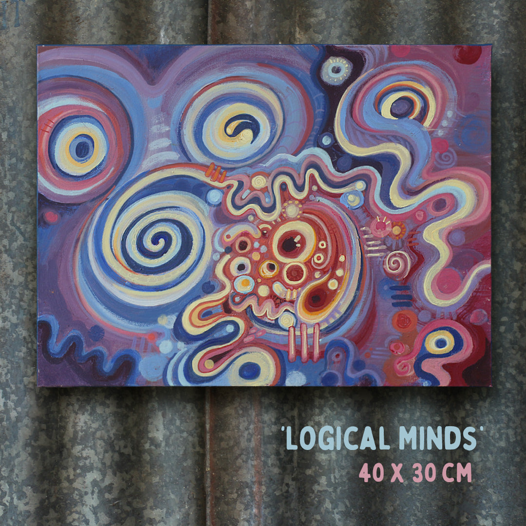 'Logical Minds' - Original acrylic painting