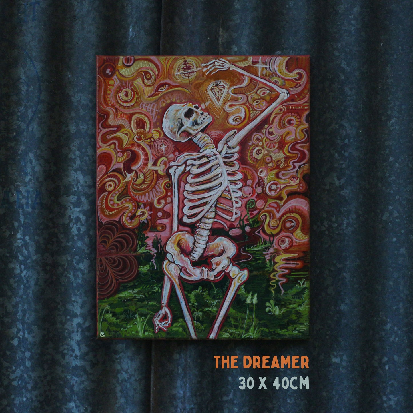 'The Dreamer' - Original acrylic painting