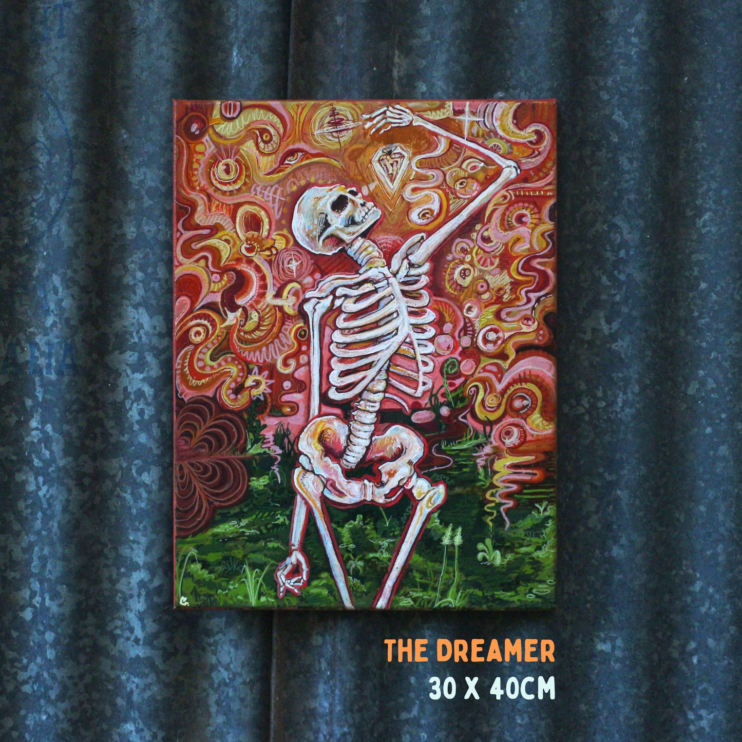 'The Dreamer' - Original acrylic painting