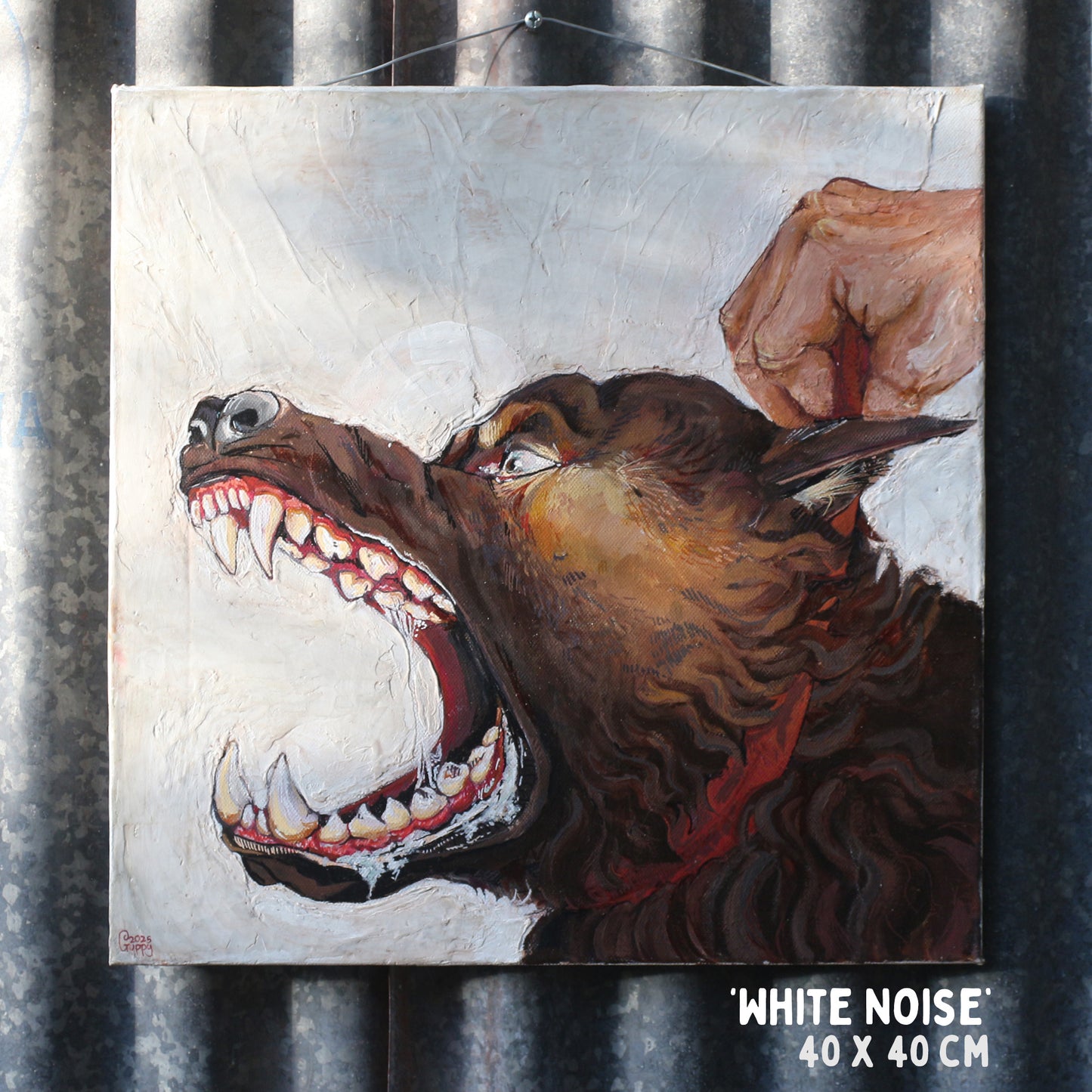 'White Noise' - Original acrylic painting