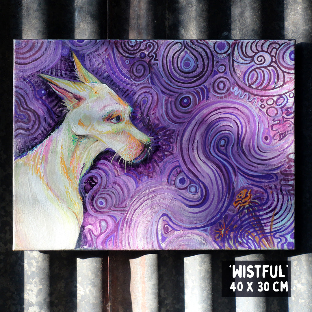 'Wistful' - Original acrylic painting