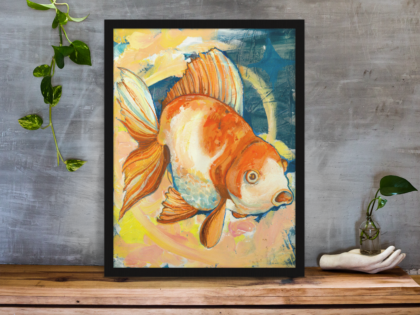 'Jules The Fish' - Premium Semi-Glossy Paper Poster
