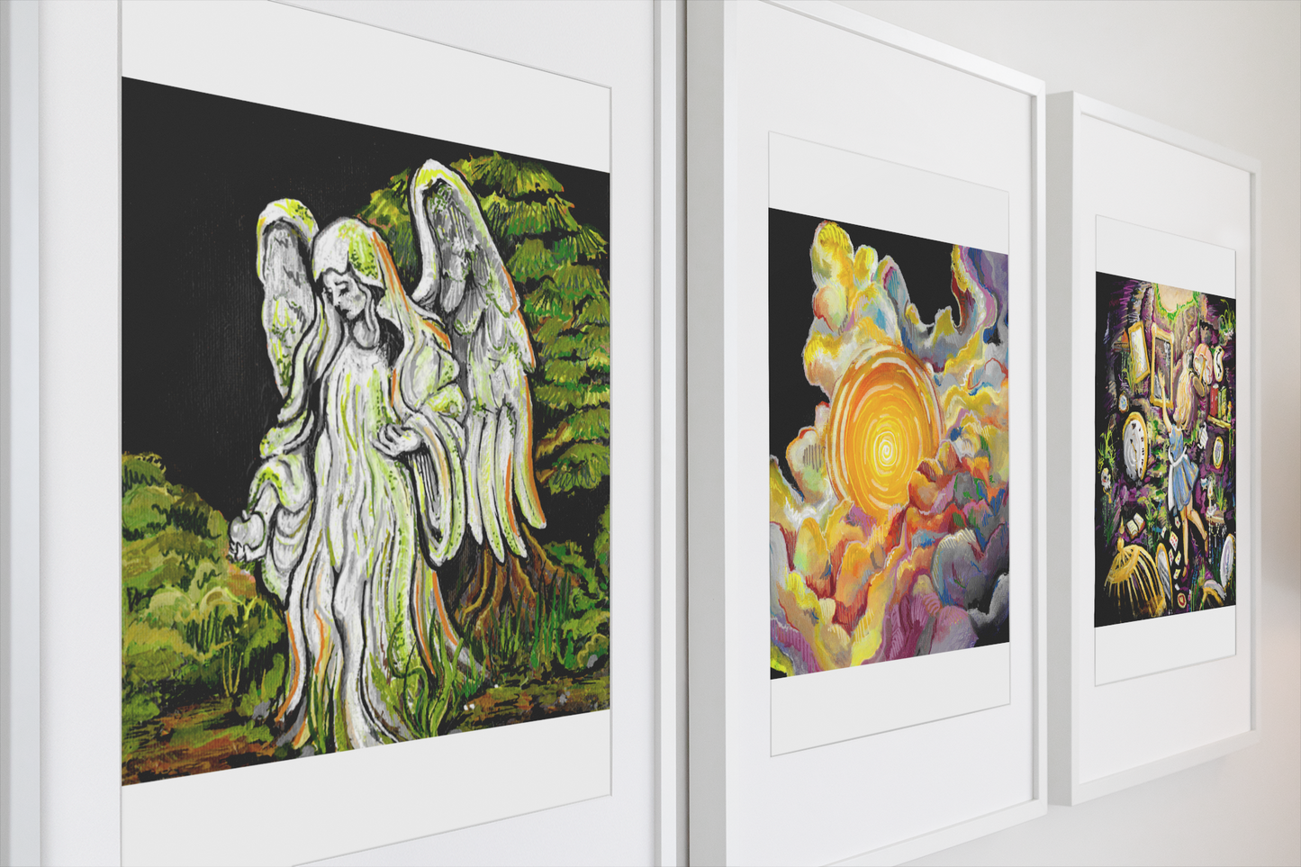 'The Guardian Gravestone' - Premium Semi-Glossy Paper Poster