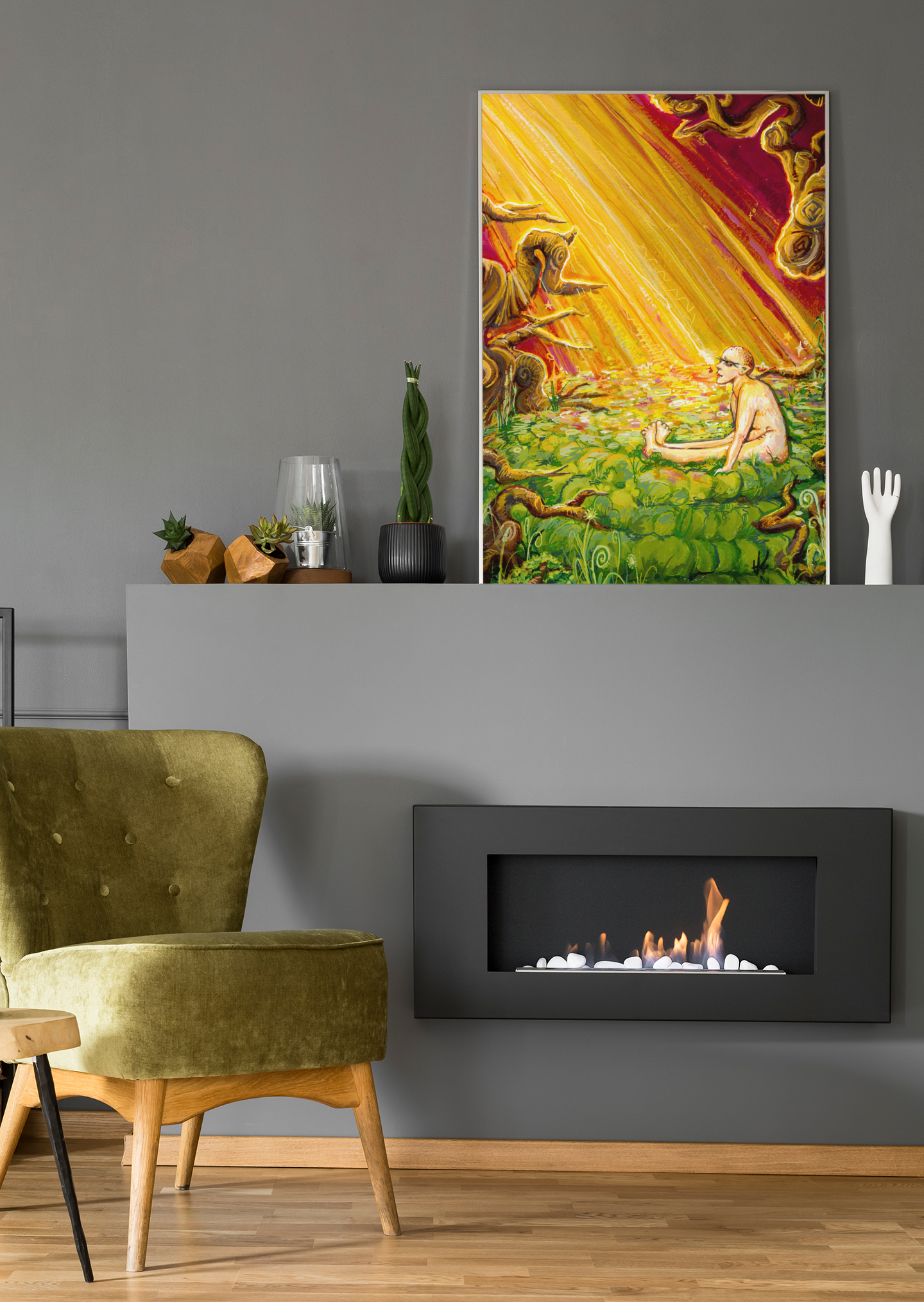 'Eye of Alfred' - Premium Semi-Glossy Paper Poster
