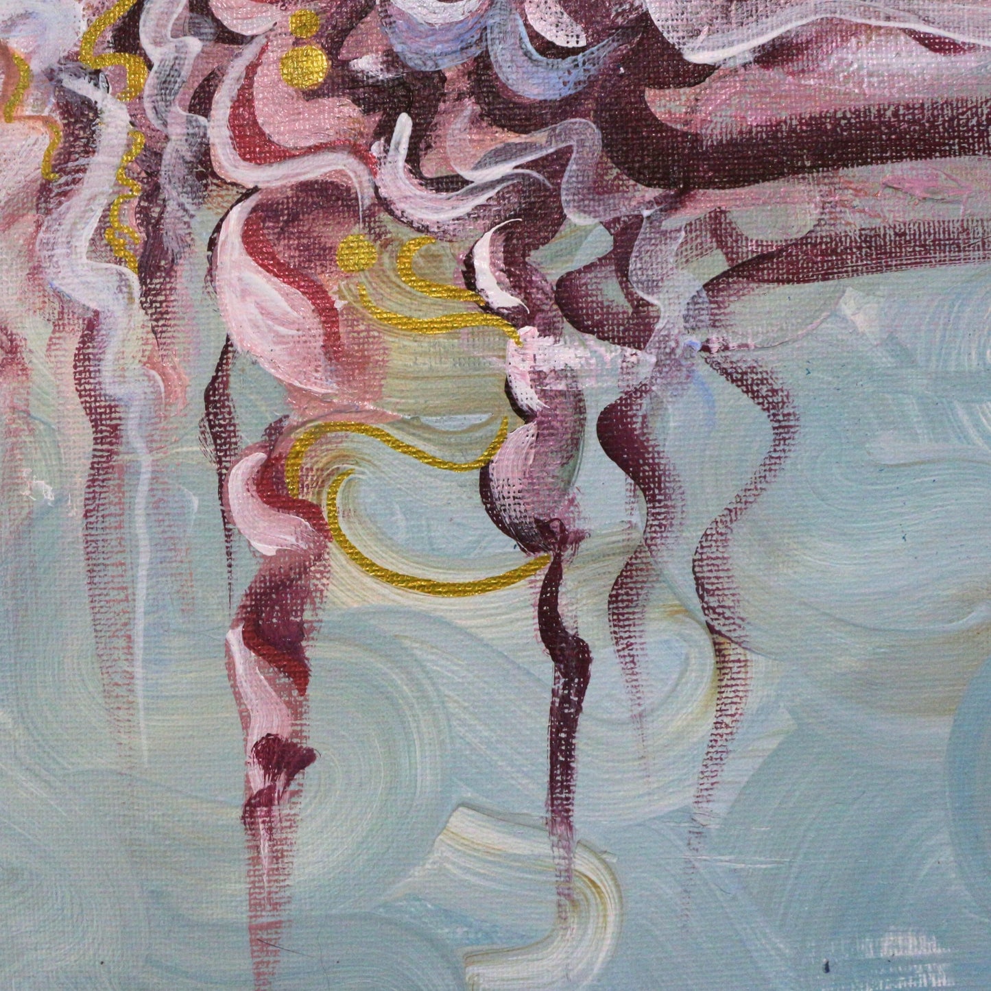 'It's gonna be lonely, kid' - Original acrylic painting on canvas