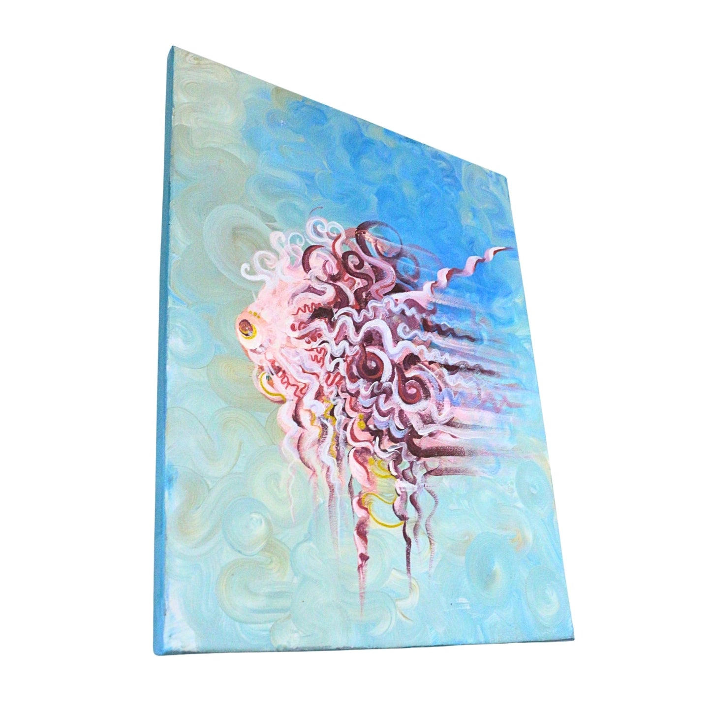 'It's gonna be lonely, kid' - Original acrylic painting on canvas