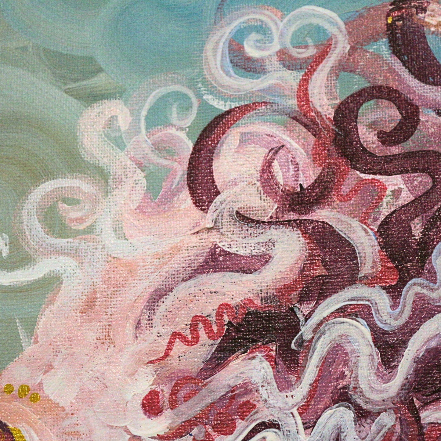 'It's gonna be lonely, kid' - Original acrylic painting on canvas