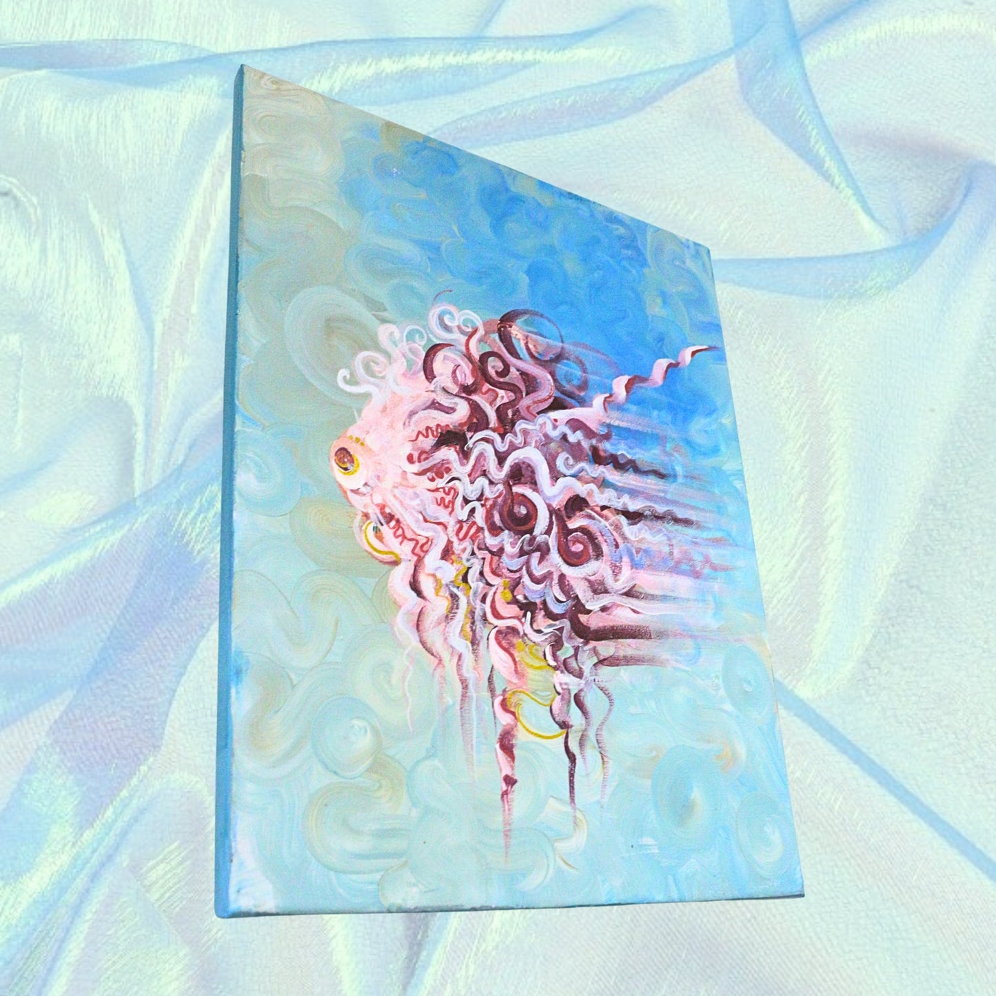 'It's gonna be lonely, kid' - Original acrylic painting on canvas