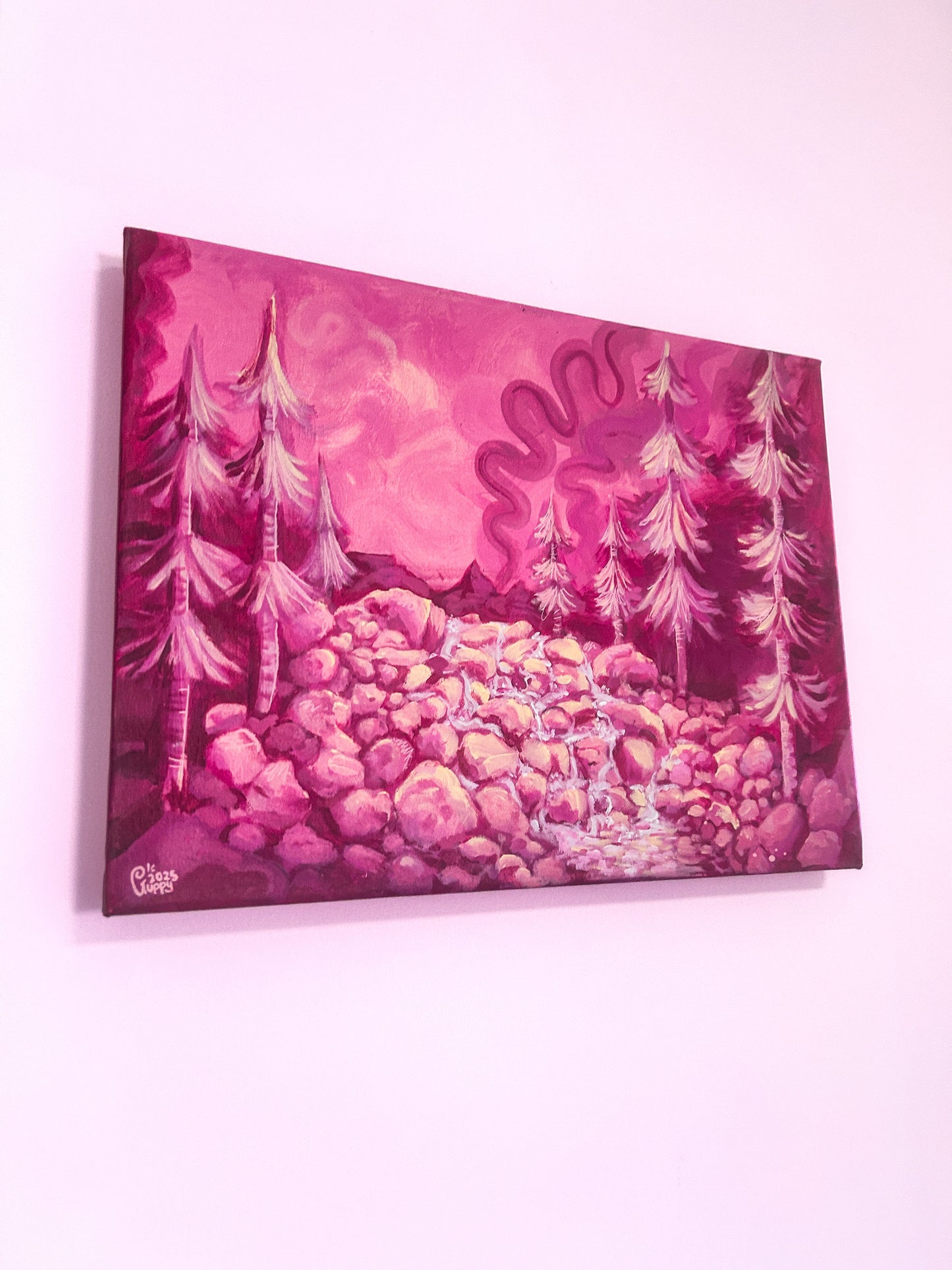 ‘It’s a state of mind’ - Original acrylic painting on canvas