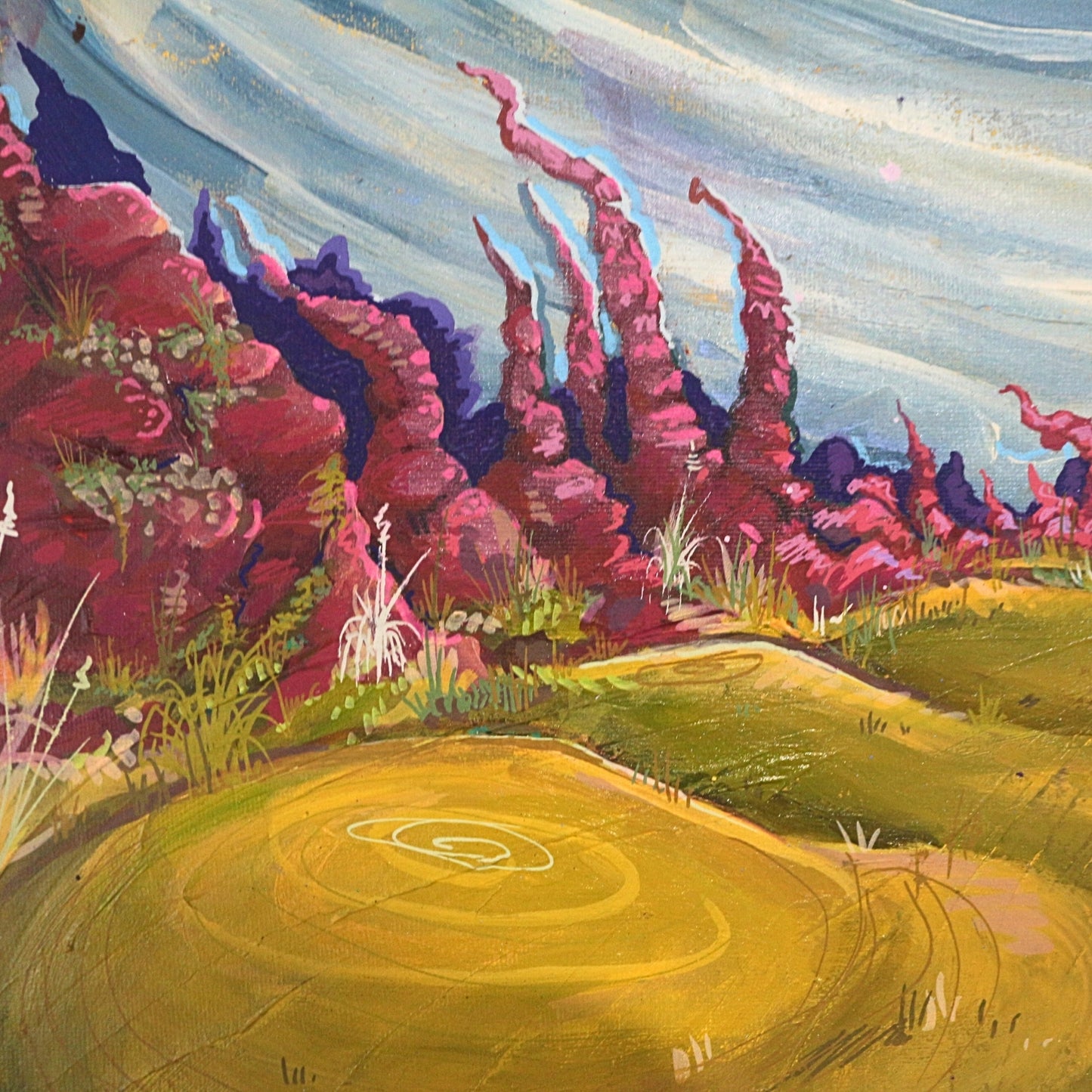 'Mind palace' - Original acrylic painting on canvas