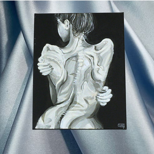 'By the scale' - Original acrylic painting on canvas