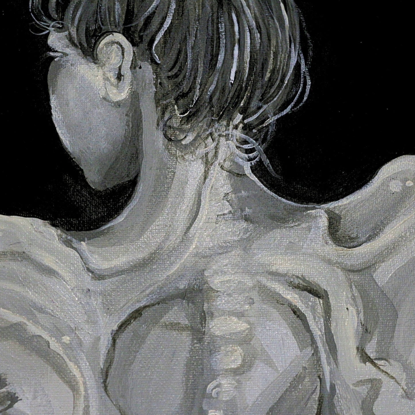 'By the scale' - Original acrylic painting on canvas