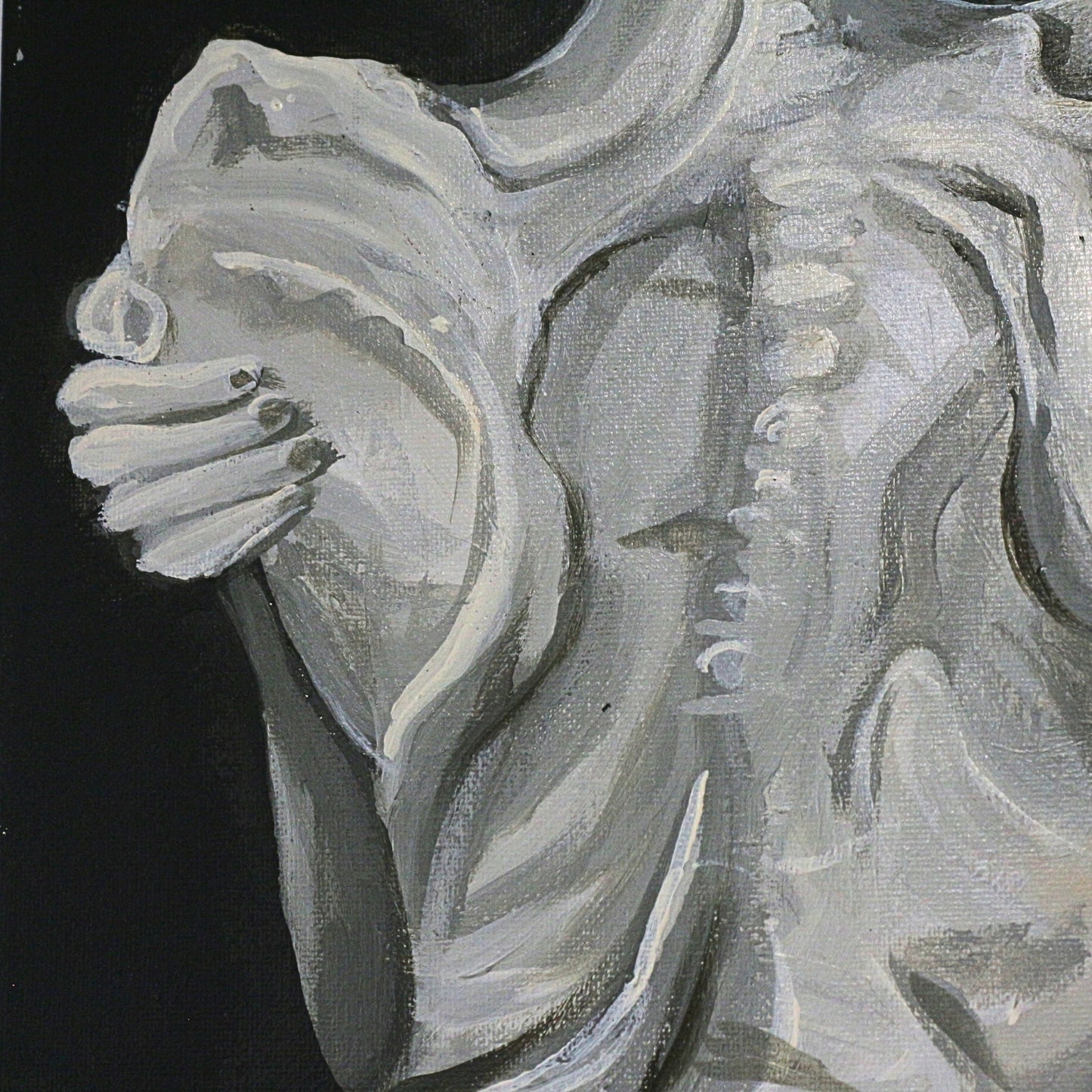 'By the scale' - Original acrylic painting on canvas