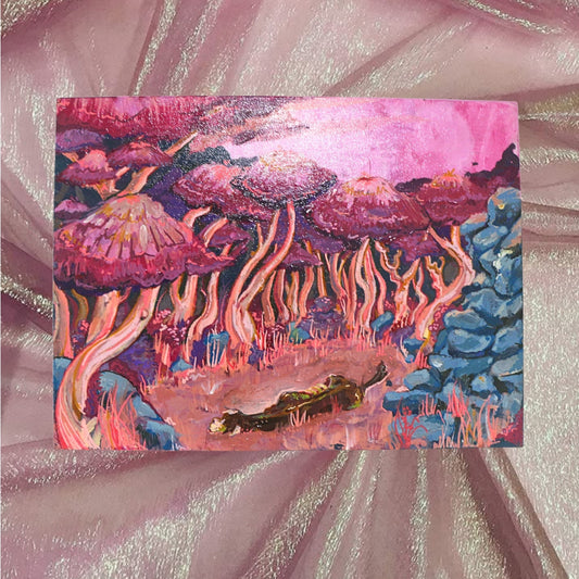 'The perfect end' - Original acrylic painting on canvas