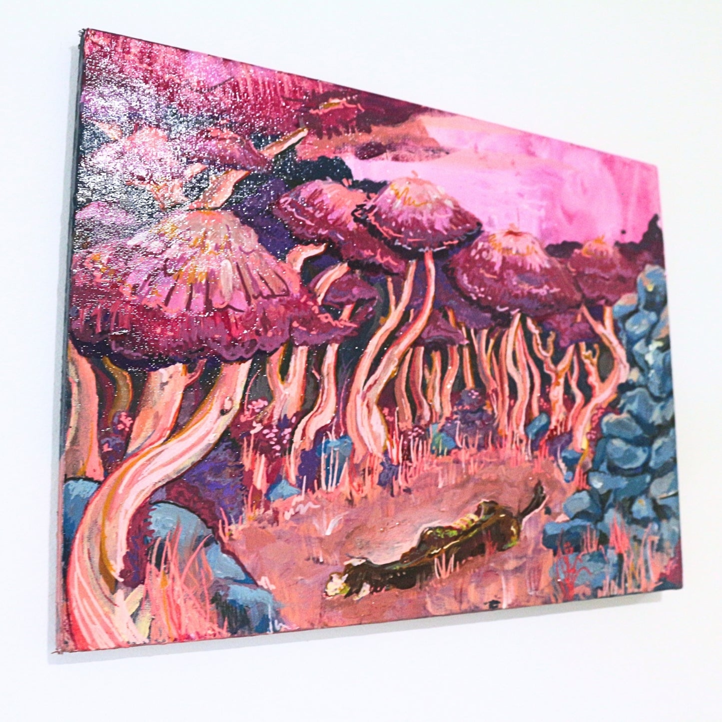 'The perfect end' - Original acrylic painting on canvas