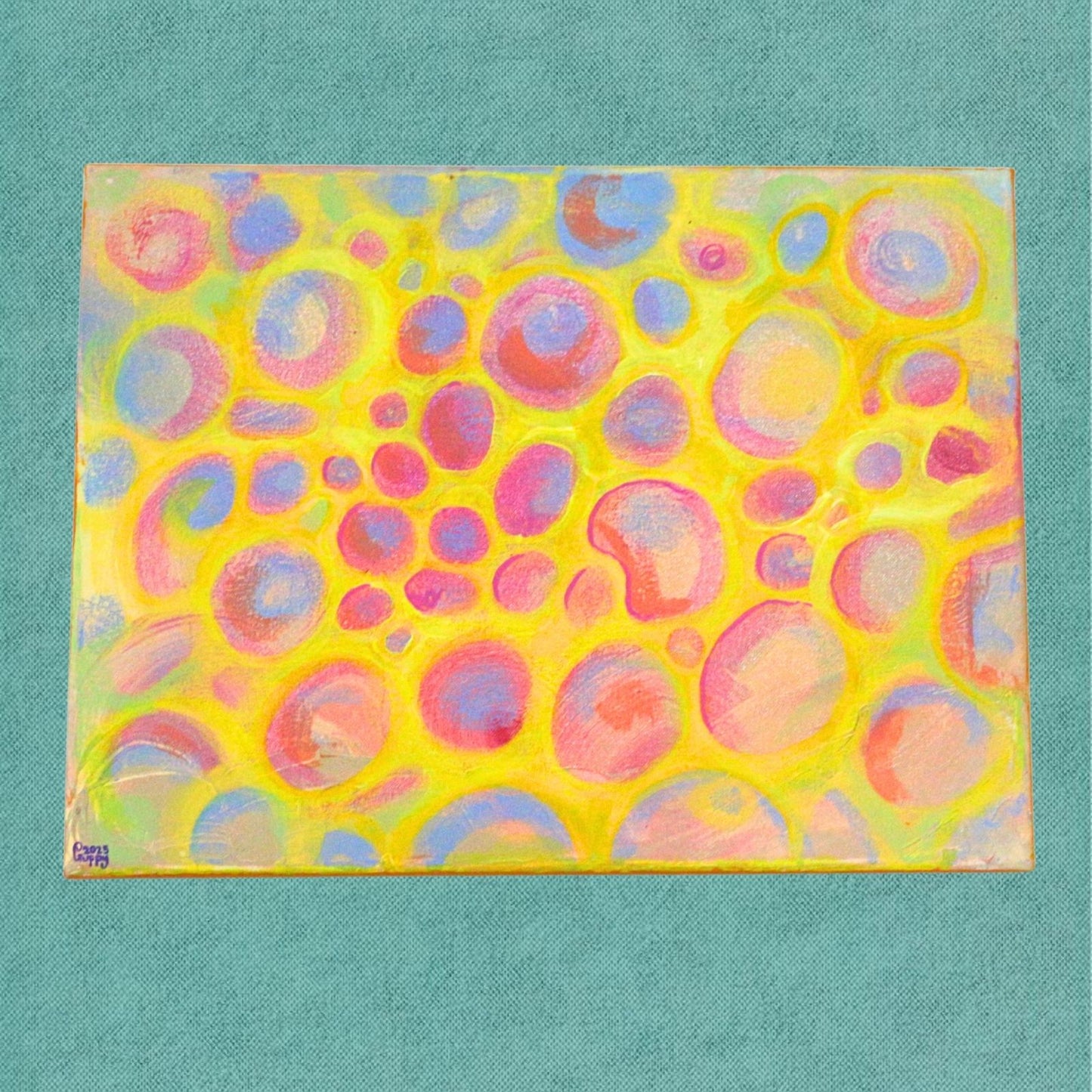 'Sunspots' - Original acrylic painting on canvas