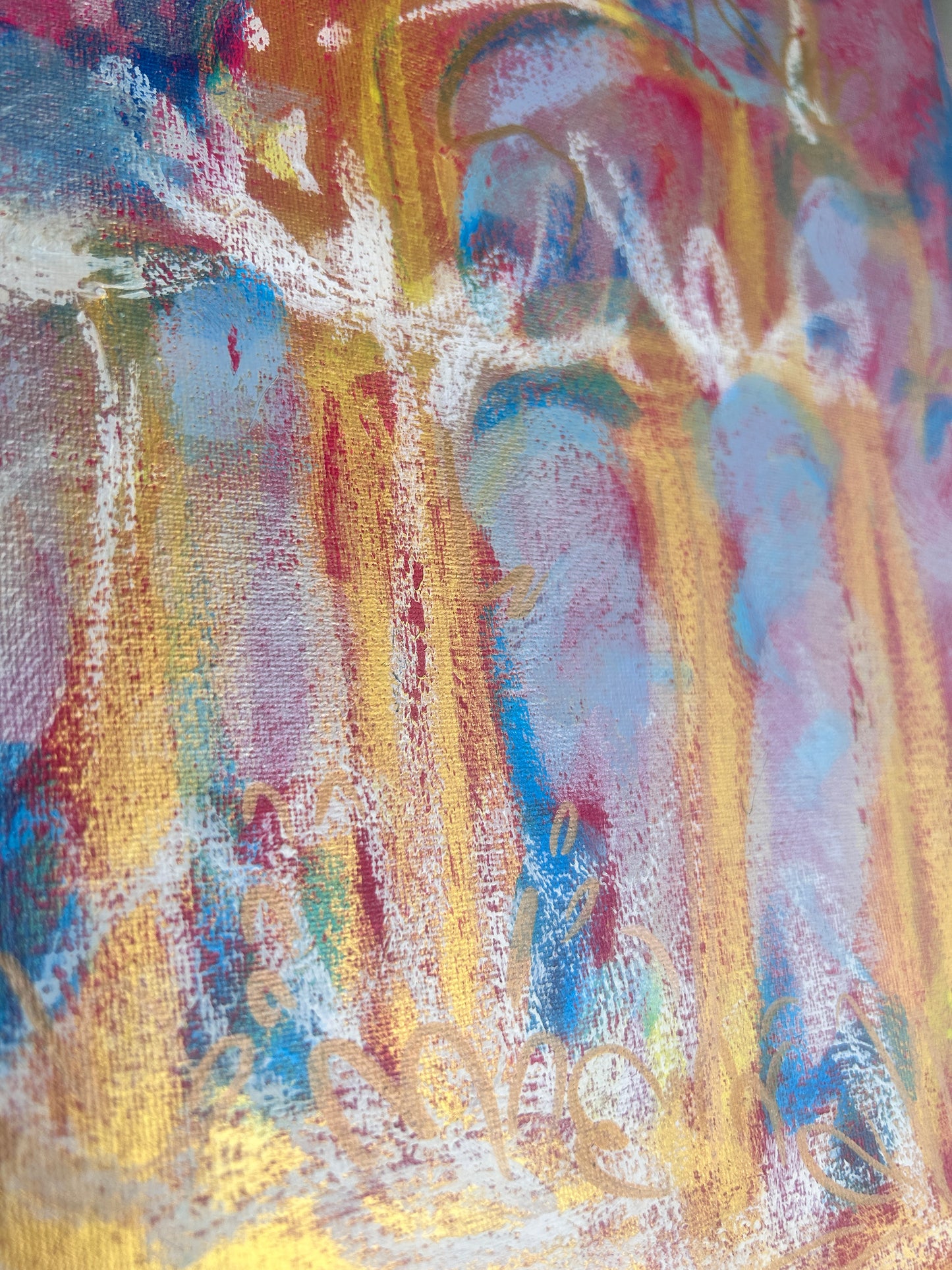 Heavens Gate - Original acrylic & oil stick painting