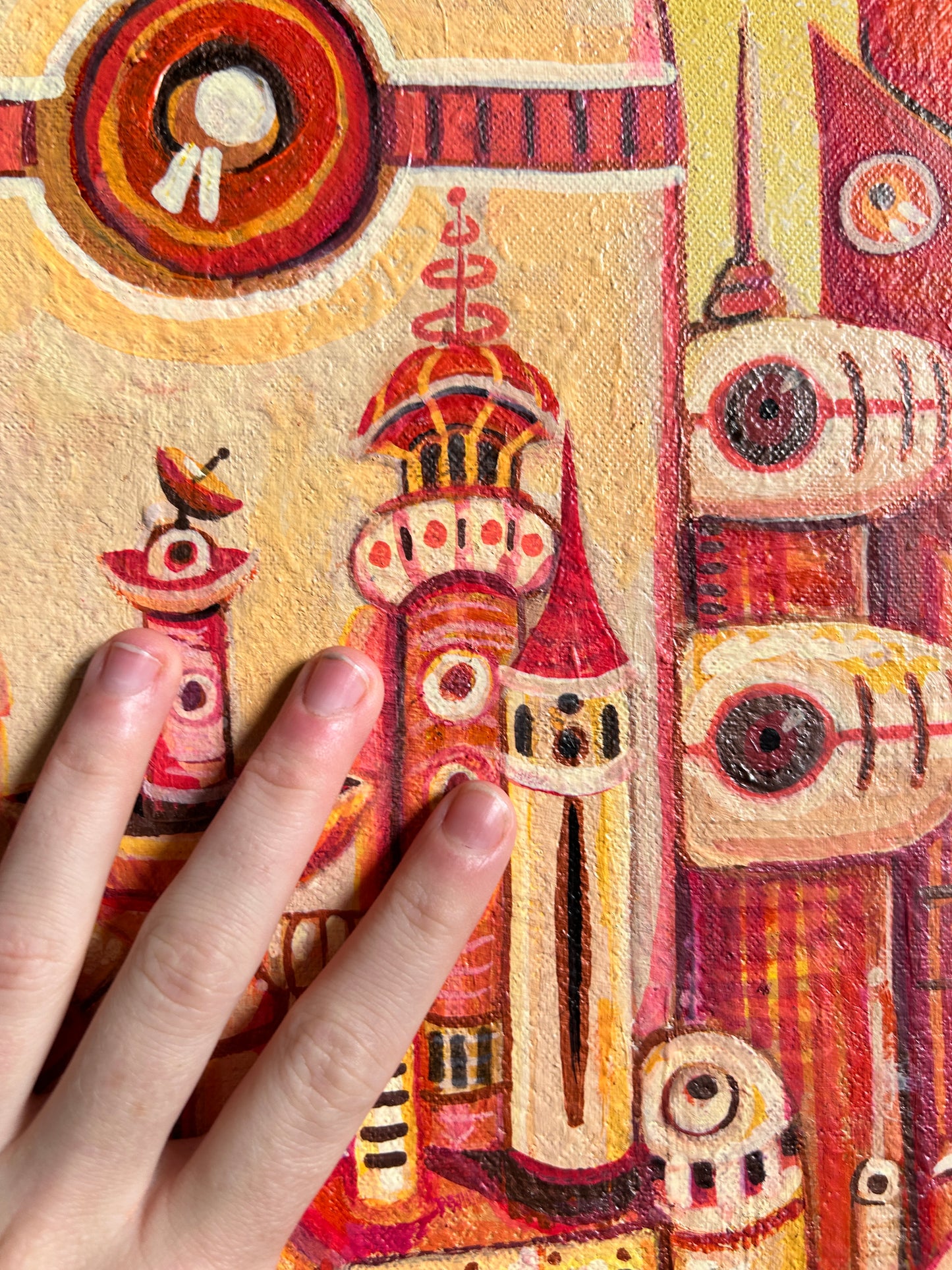 ‘Suburbia’ - Original acrylic painting on canvas