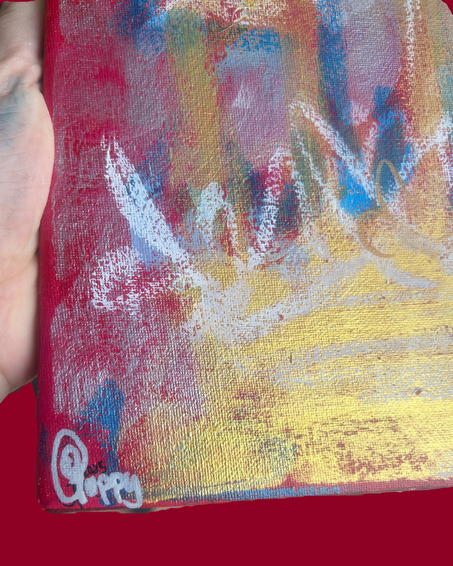 Heavens Gate - Original acrylic & oil stick painting