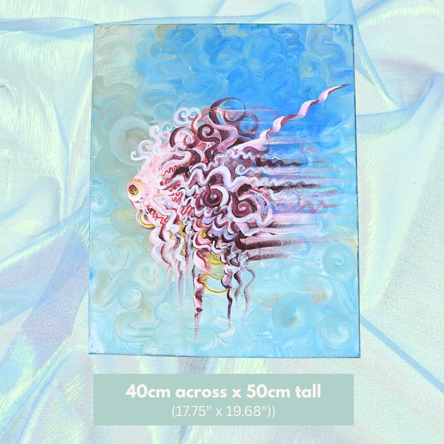 'It's gonna be lonely, kid' - Original acrylic painting on canvas