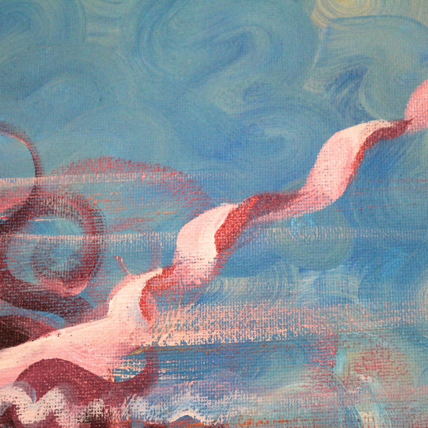 'It's gonna be lonely, kid' - Original acrylic painting on canvas