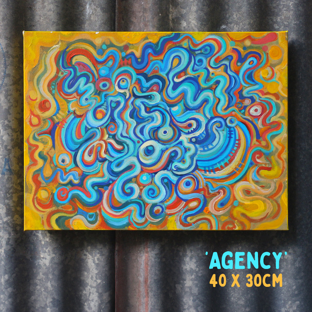 'Agency' - Original acrylic painting