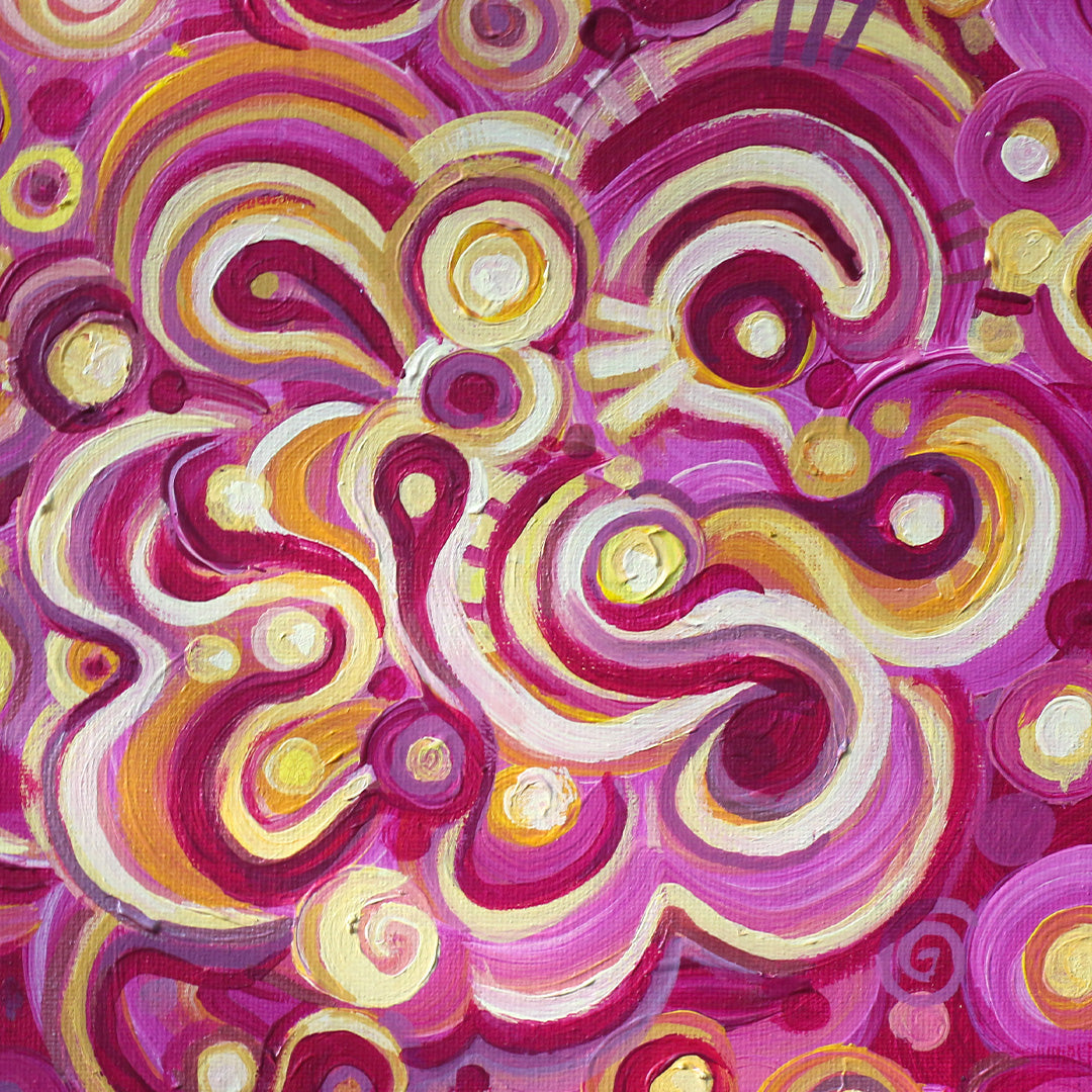 'Algebraic' - Original acrylic painting