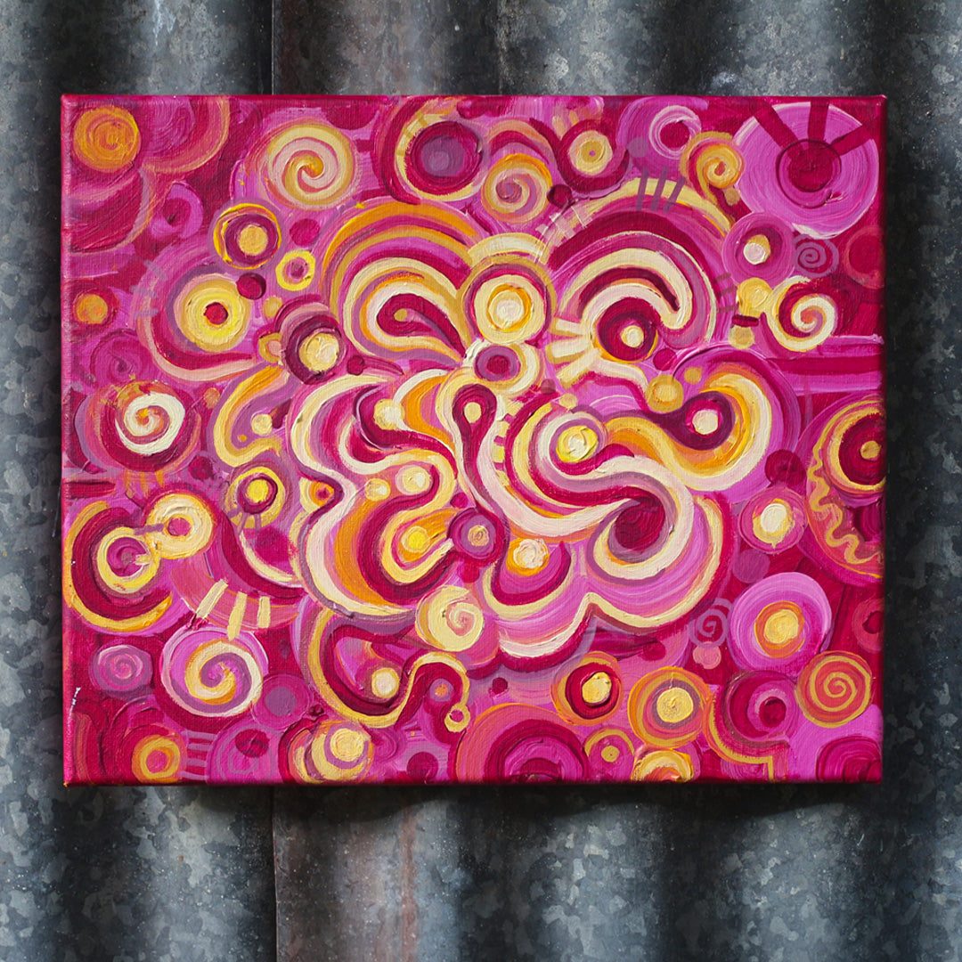 'Algebraic' - Original acrylic painting