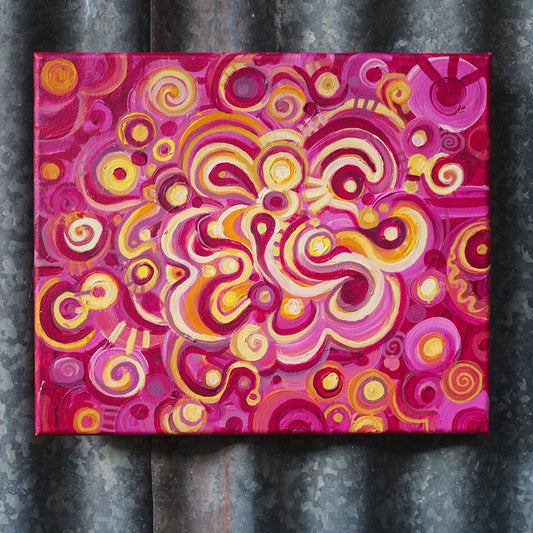 'Algebraic' - Original acrylic painting