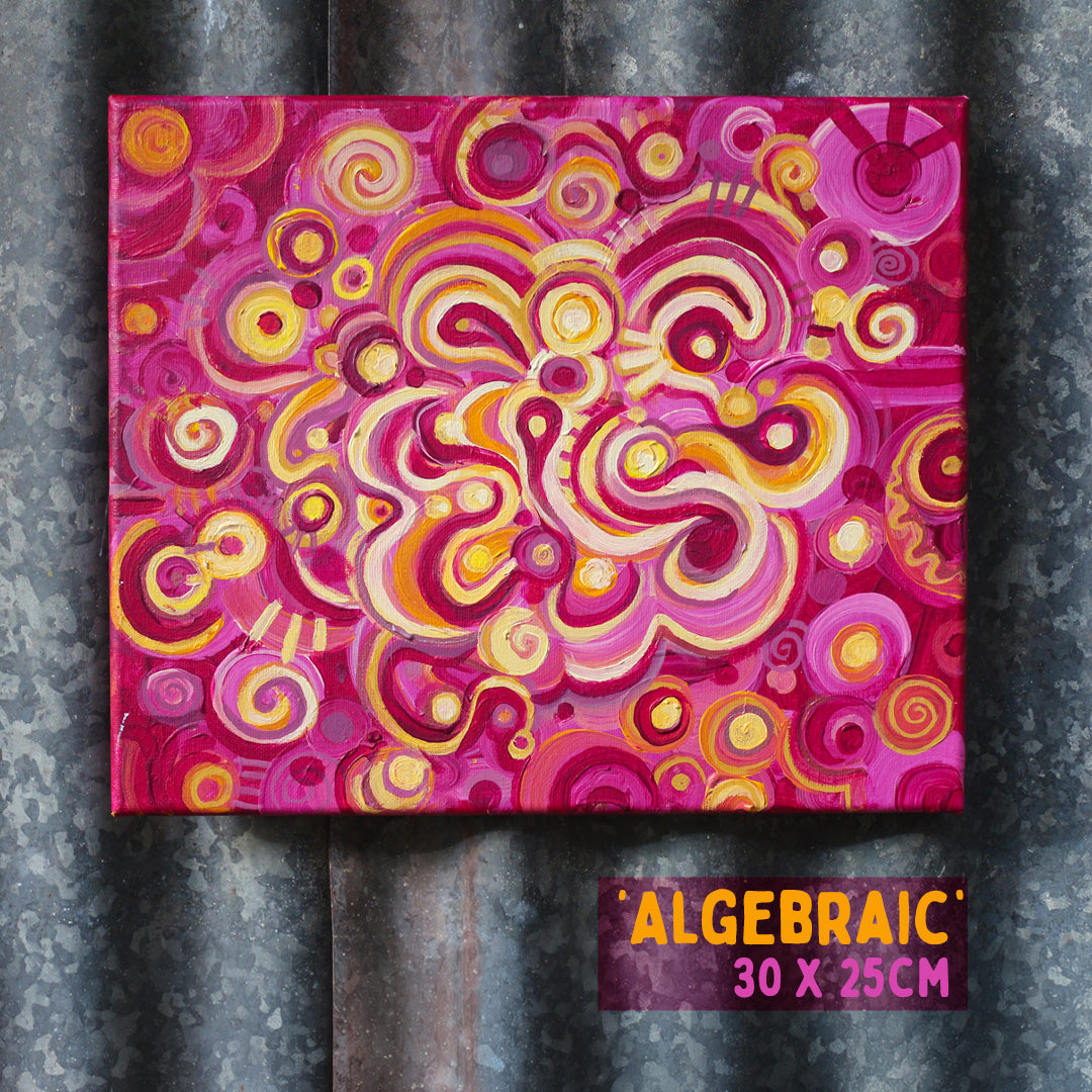 'Algebraic' - Original acrylic painting