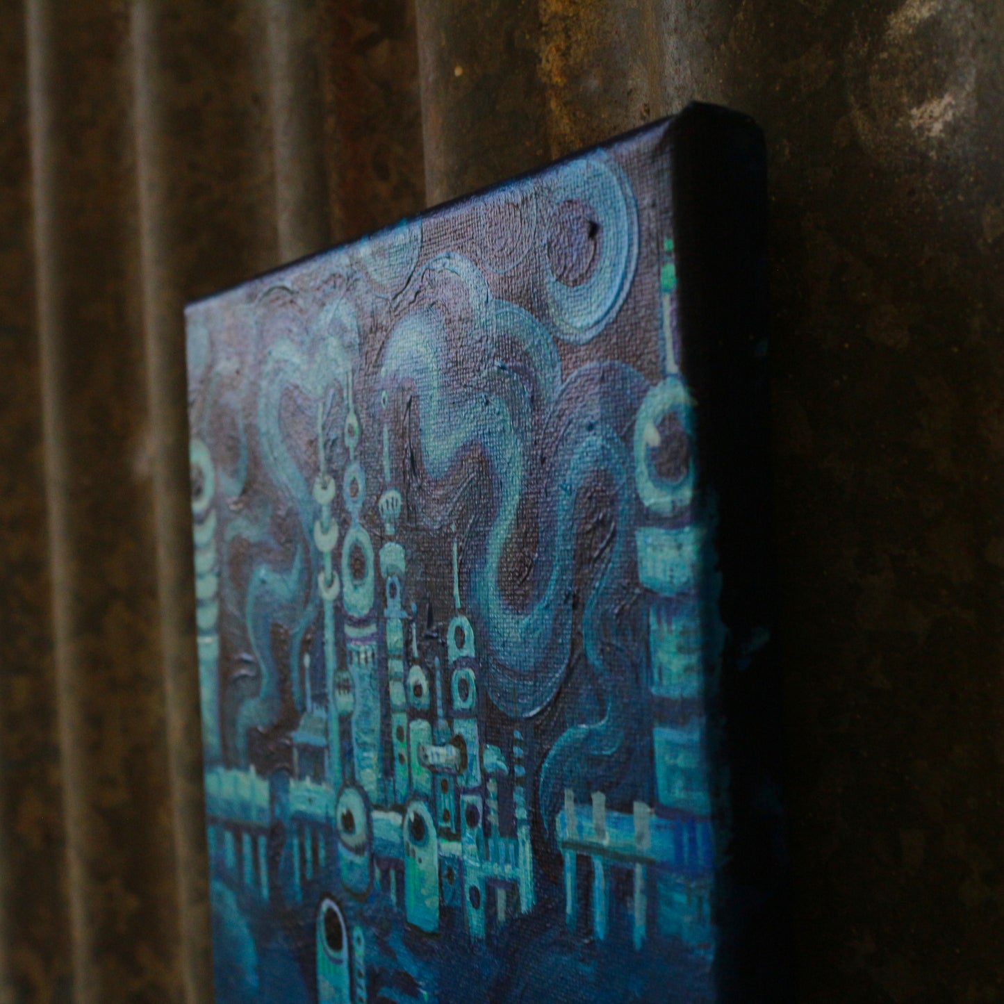 'Atlantis' - Original acrylic painting
