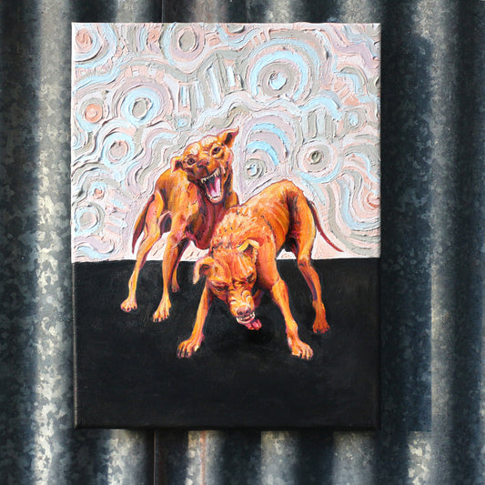 'Best Friends' - Original acrylic painting