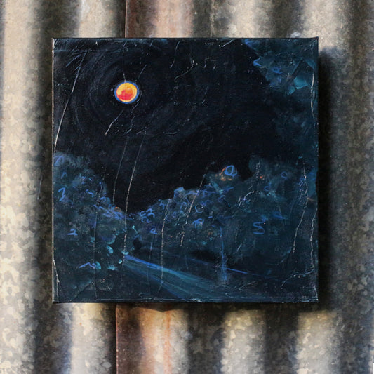 'Blood Moon' - Original acrylic painting