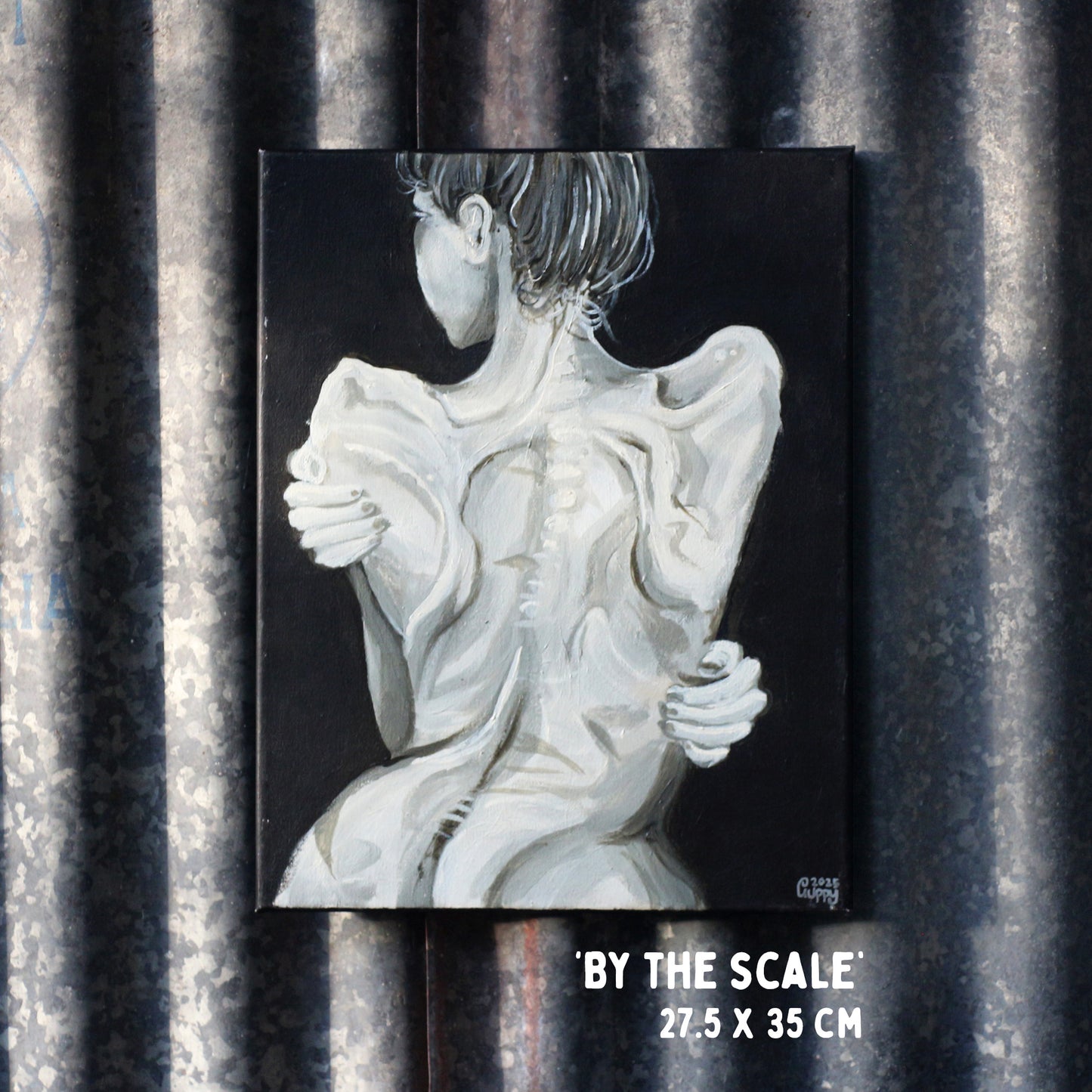 'By the Scale' - Original acrylic painting