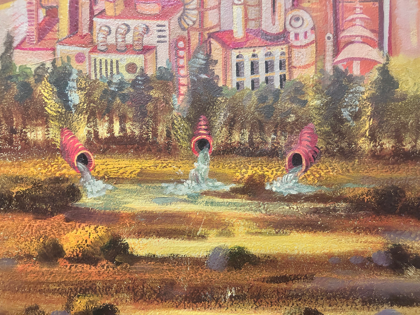 ‘Suburbia’ - Original acrylic painting on canvas