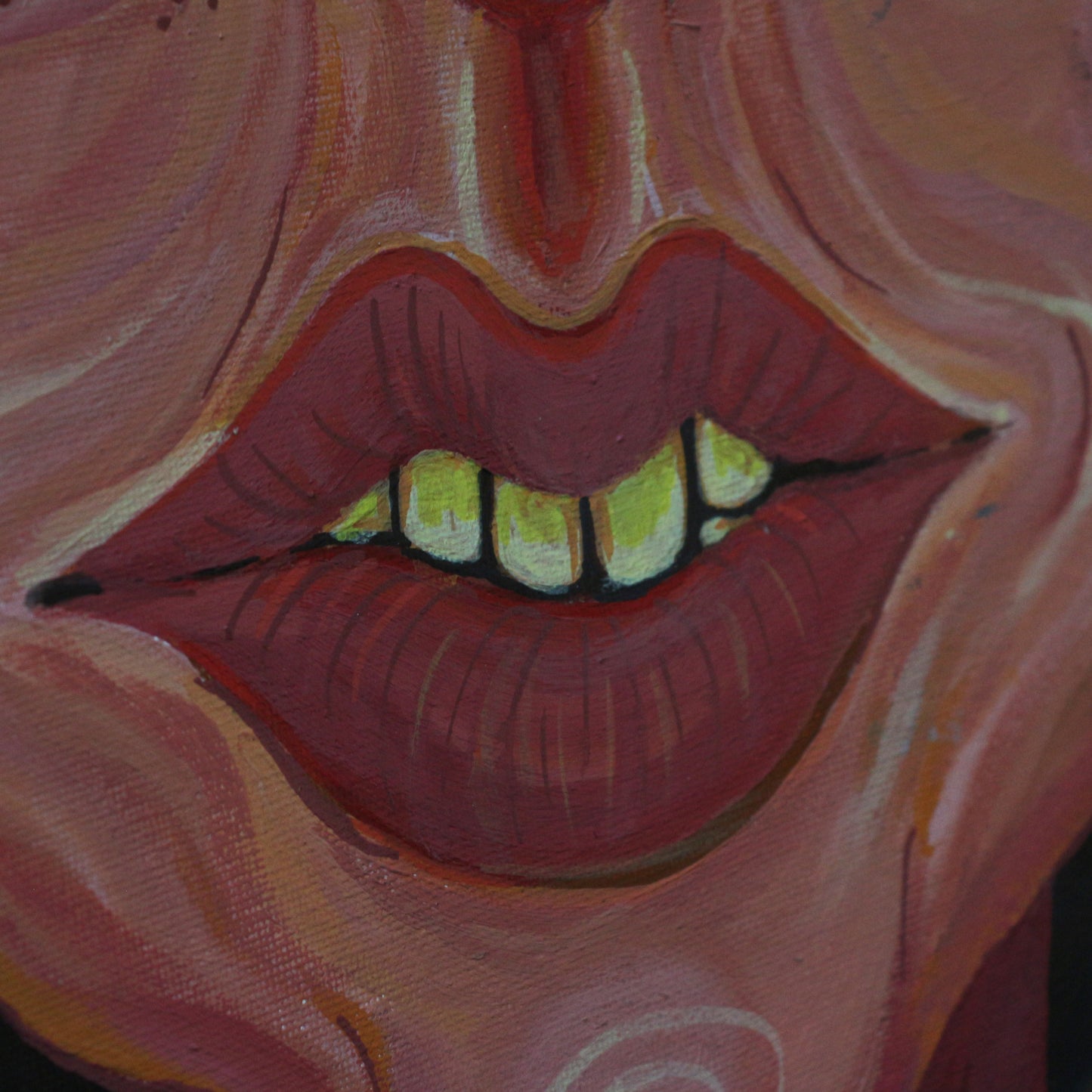 'Eww!' - Original acrylic painting