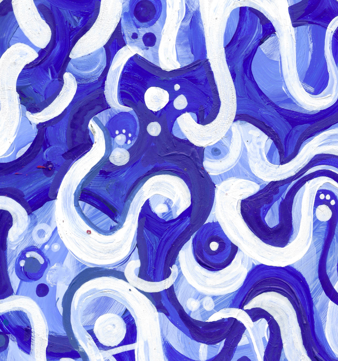 ‘Self-Regulation’ - Original acrylic paint & multi media plaster disc