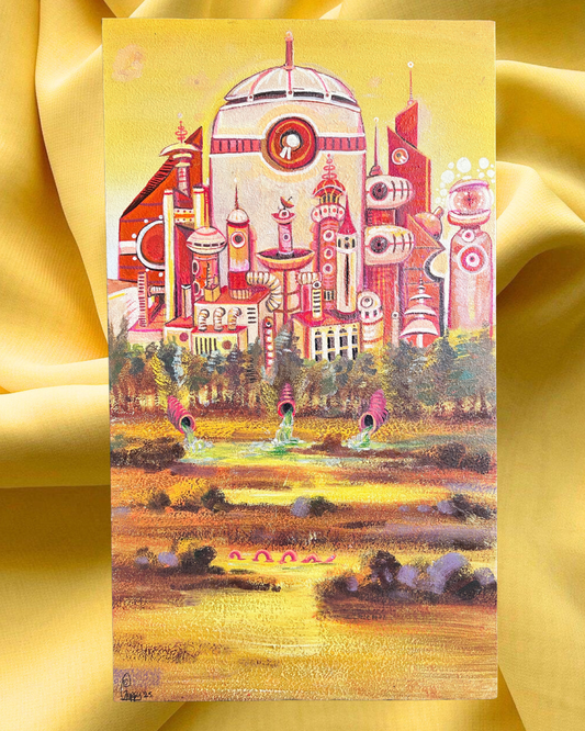 ‘Suburbia’ - Original acrylic painting on canvas