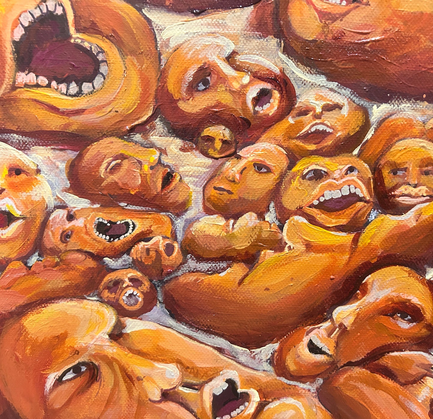 'Stoned' - Original acrylic painting