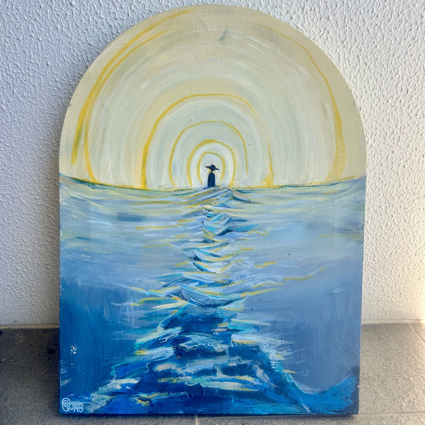 Icebreaker - Original acrylic painting