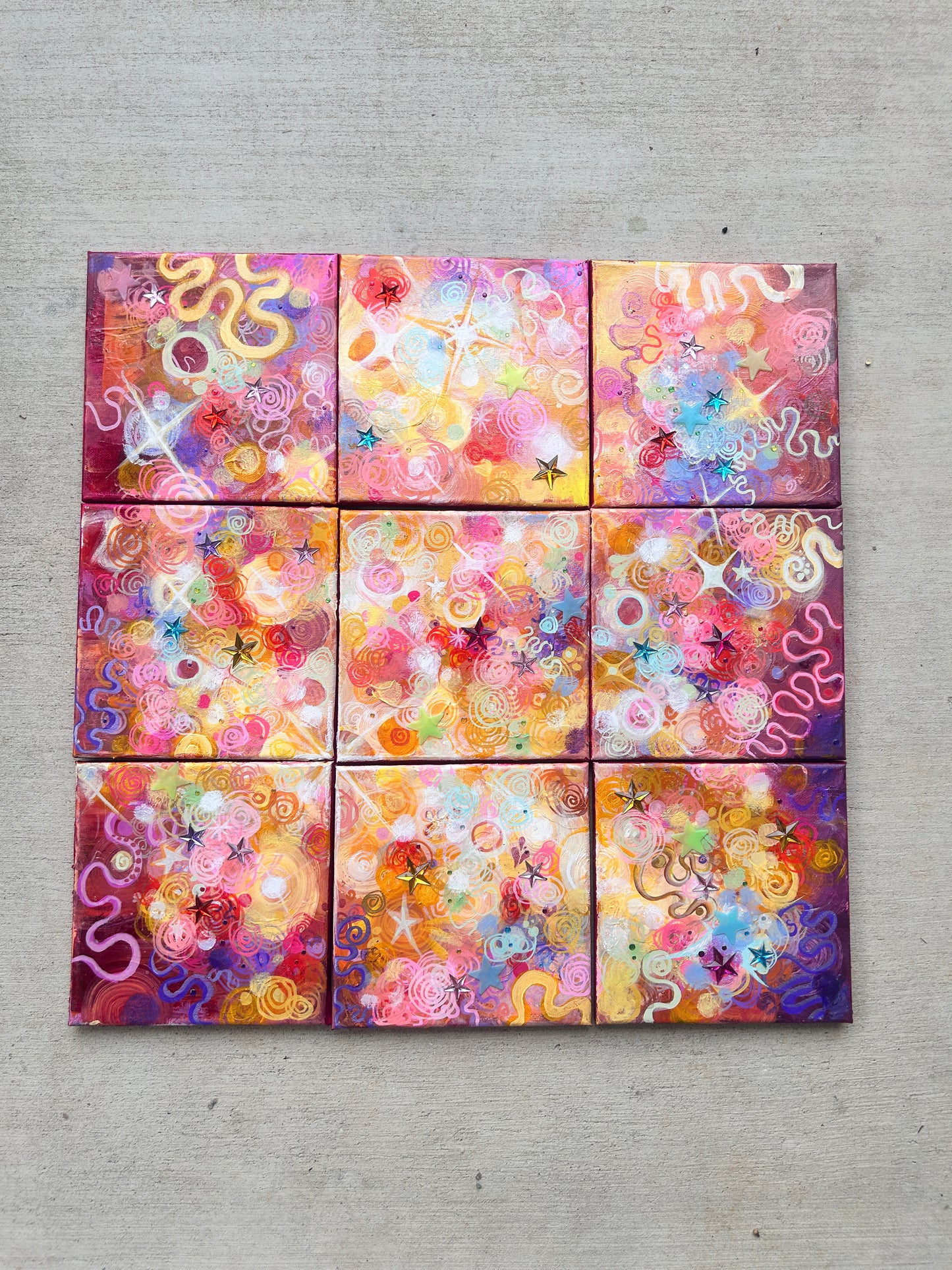 'Melody' - Original acrylic canvas collection