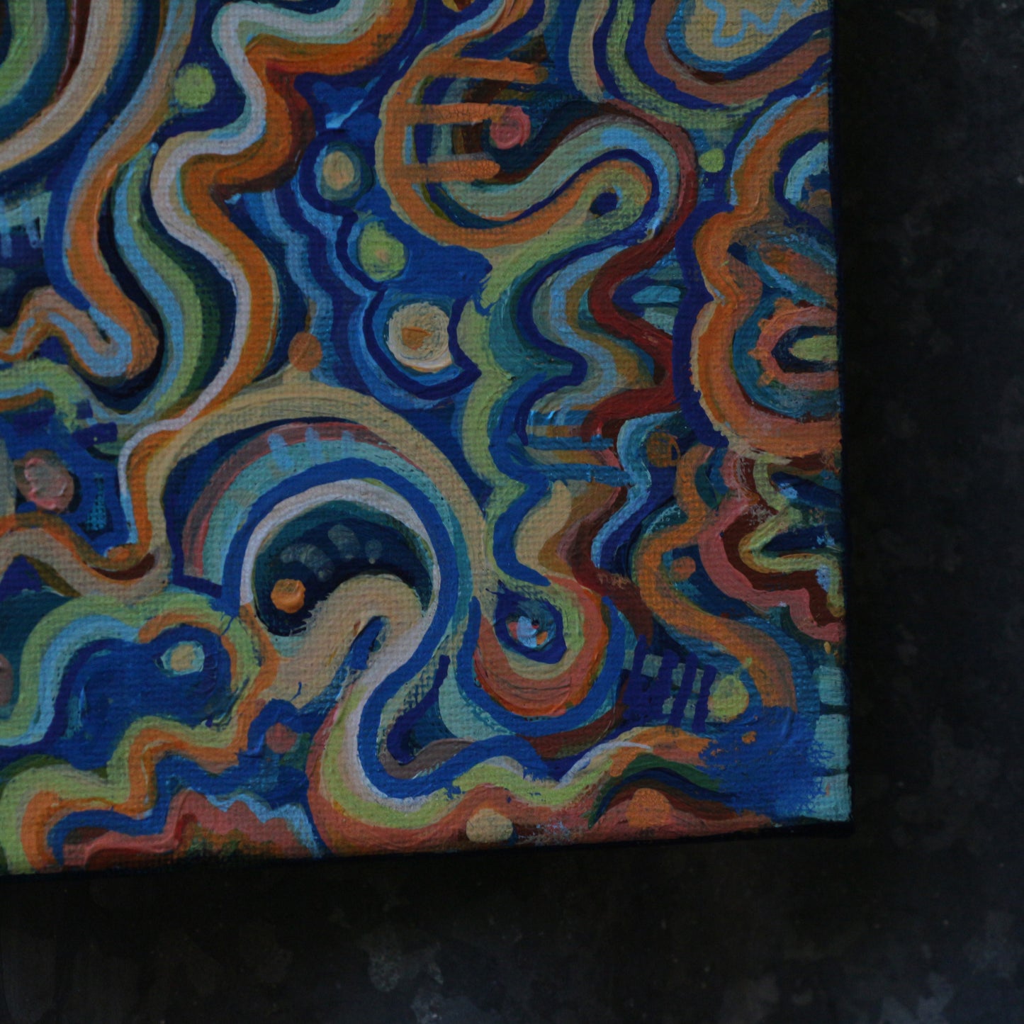 'Indoors' - Original acrylic painting