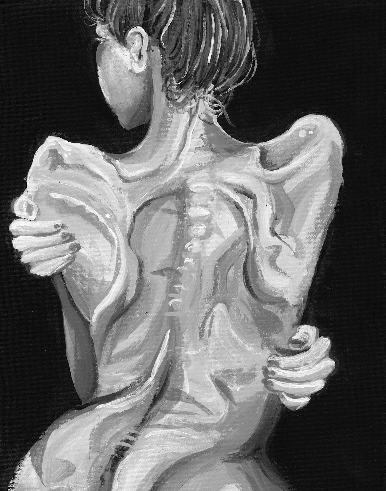 'By the Scale' - Original acrylic painting