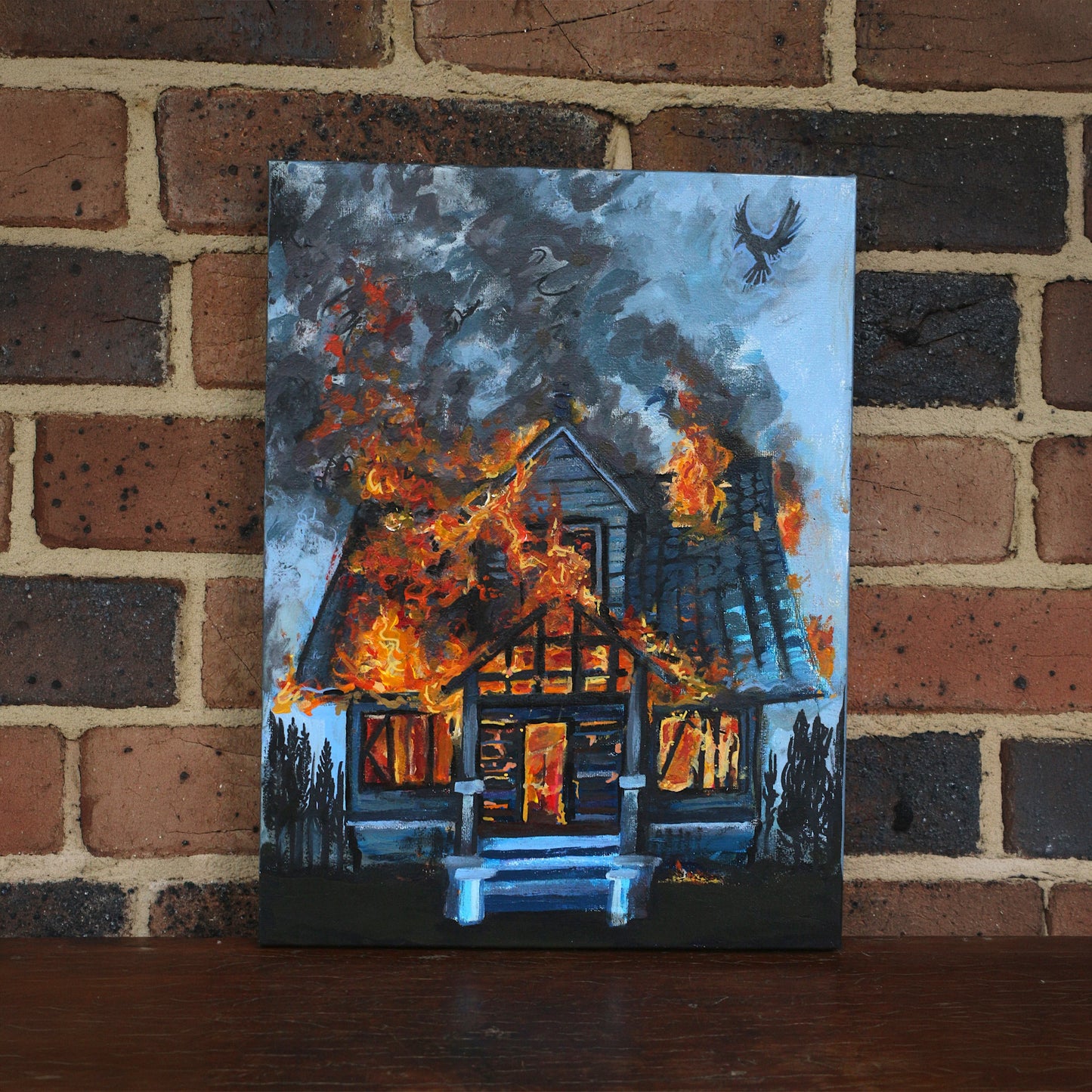 'See No Evil' - Original mixed media on canvas