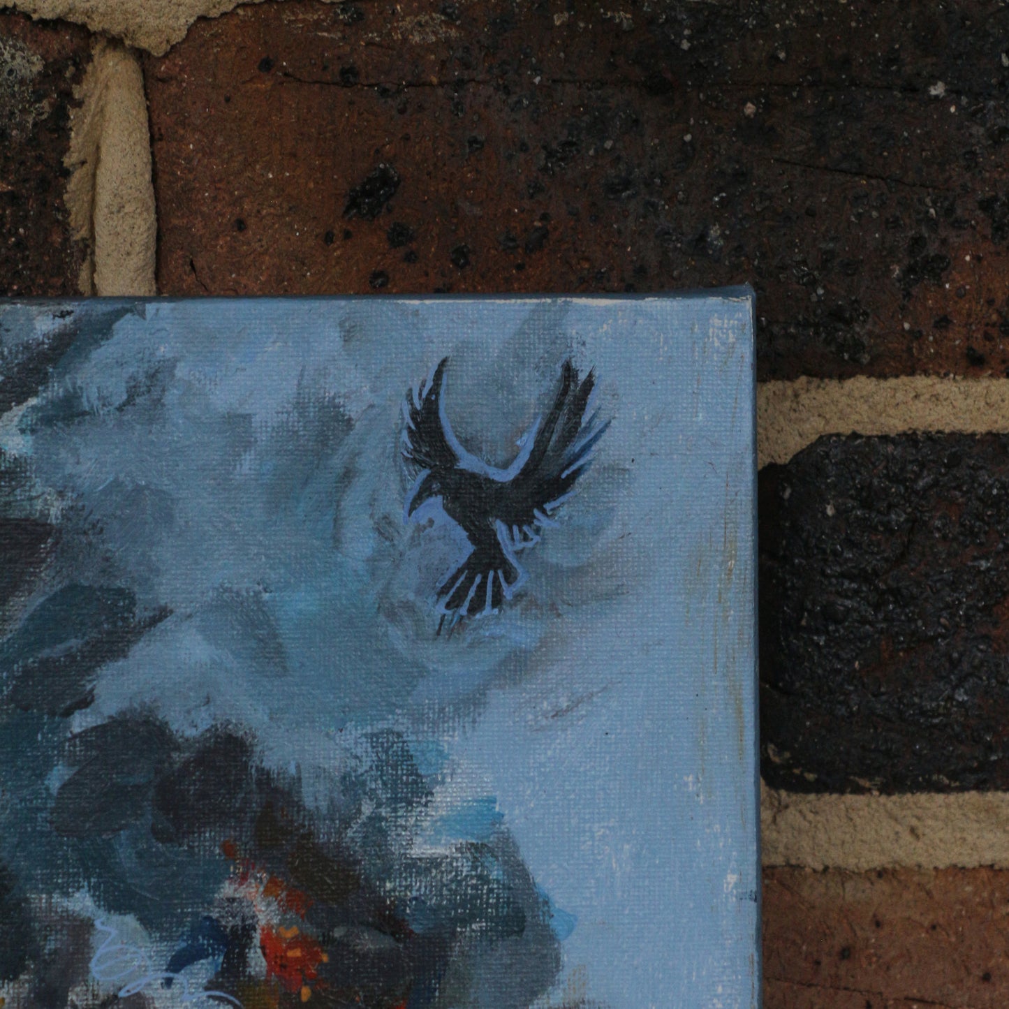 'See No Evil' - Original mixed media on canvas