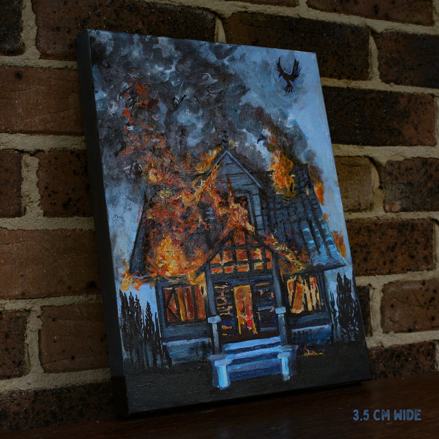 'See No Evil' - Original mixed media on canvas