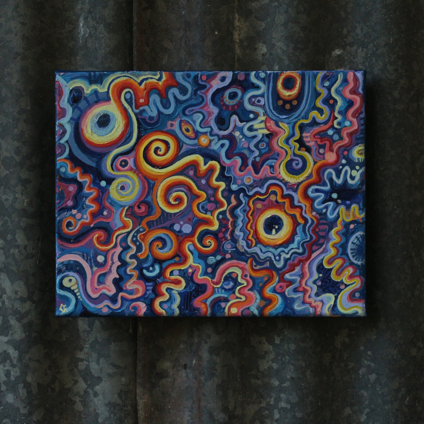 'Sherbert Fizz' - Original acrylic painting